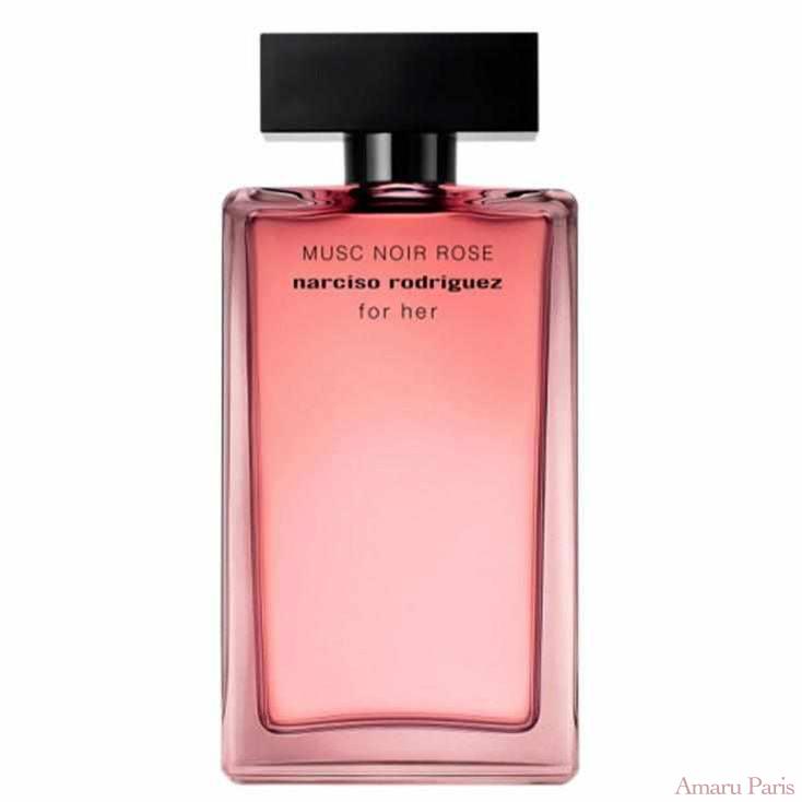 Musc Noir Rose For Her de Narciso Rodriguez – flacon original et fiole décant Amaru Paris