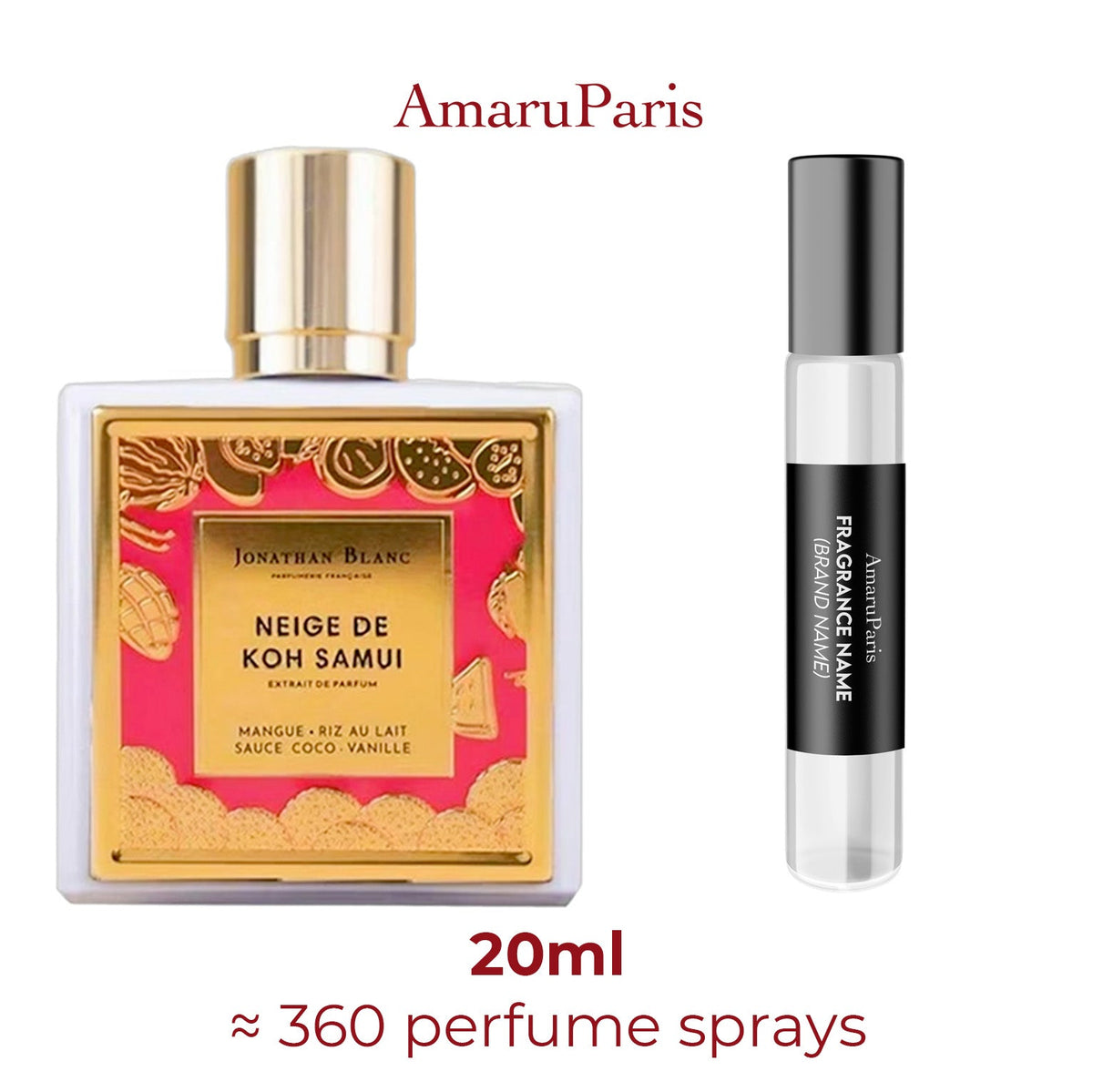 Neige de Koh Samui Jonathan Blanc unisexe - ParfumAmaruParis