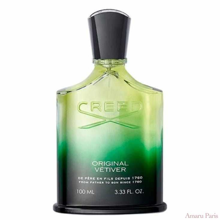 Original Vetiver de Creed – flacon original et fiole décant Amaru Paris