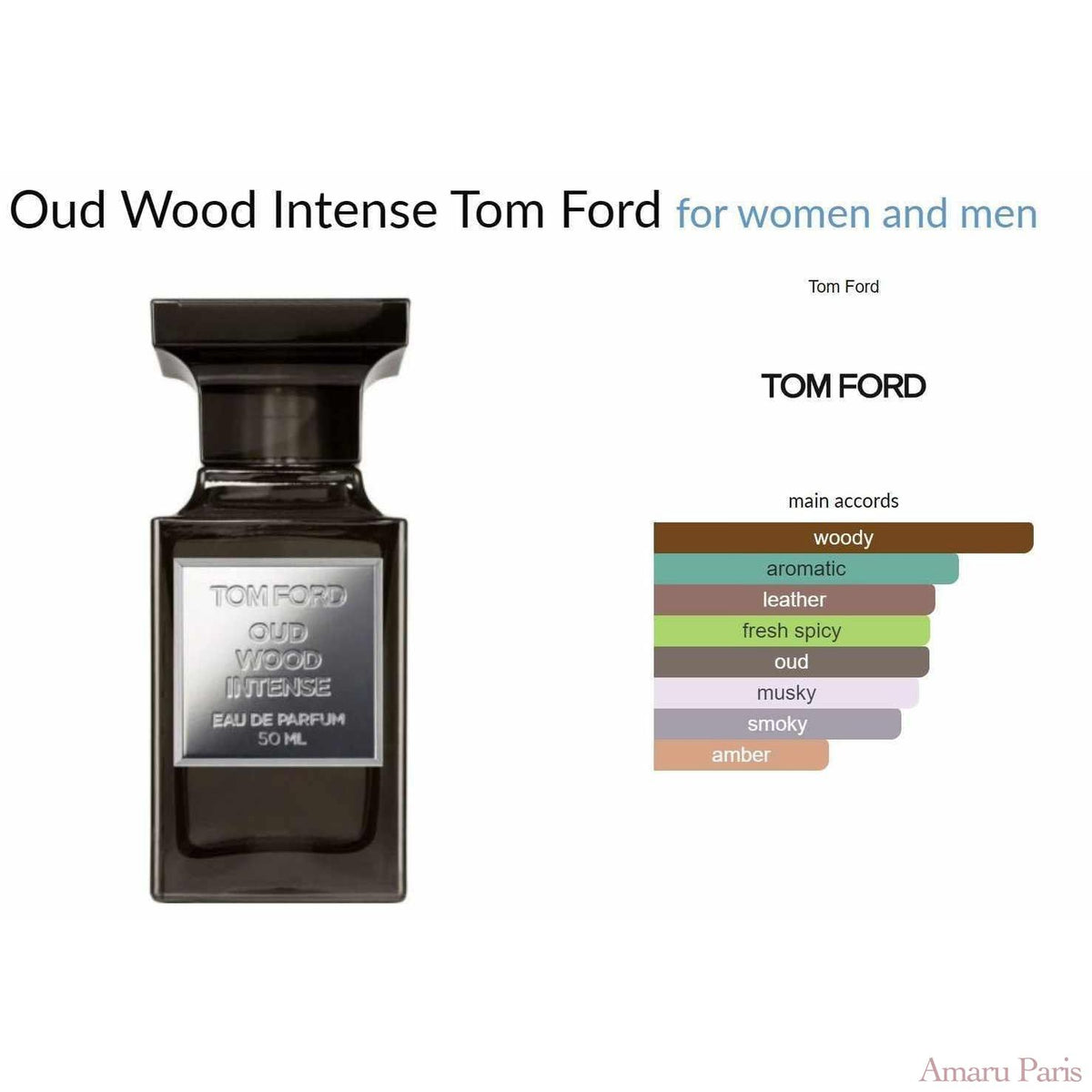 Oud Wood Intense Tom Ford for women and men - ParfumAmaruParis