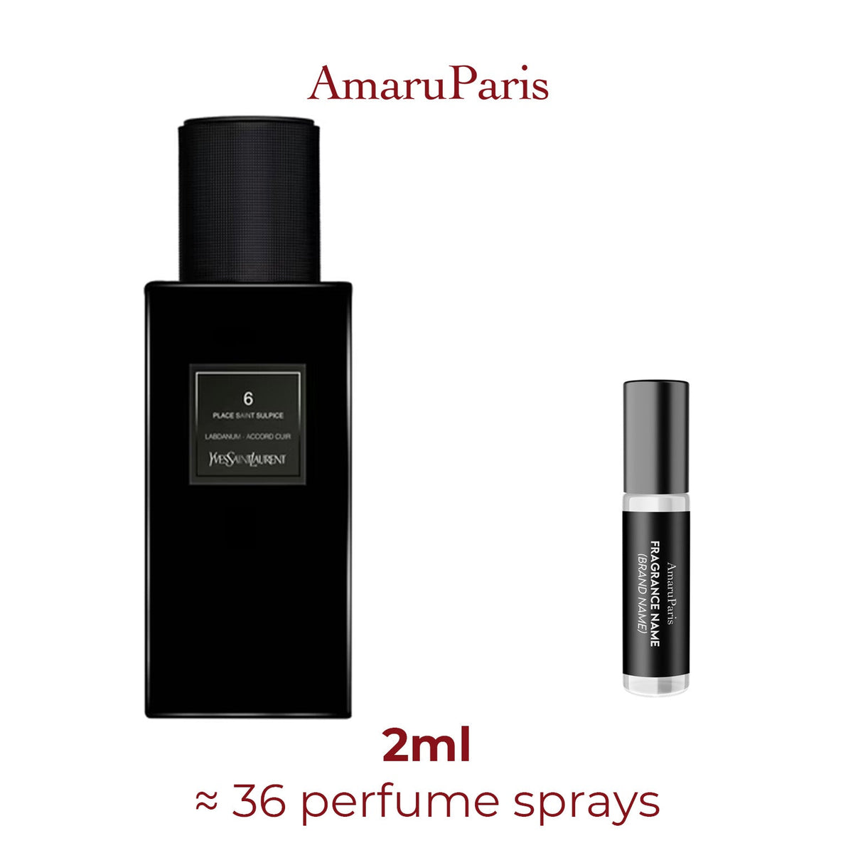 Parfum 6 place Saint Sulpice Yves Saint Laurent unisexe - ParfumAmaruParis