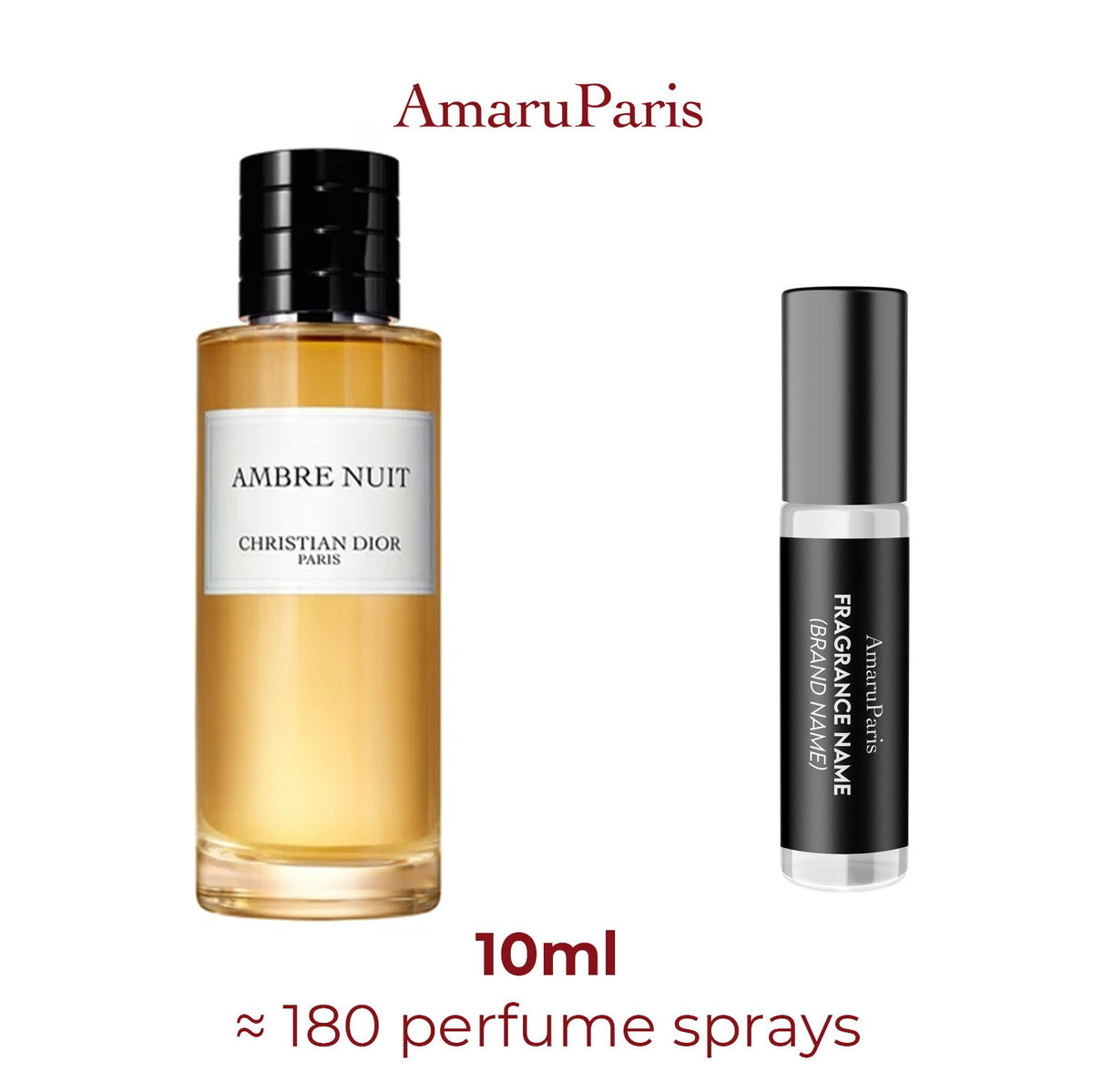 Parfum Ambre Nuit Dior unisexe - ParfumAmaruParis
