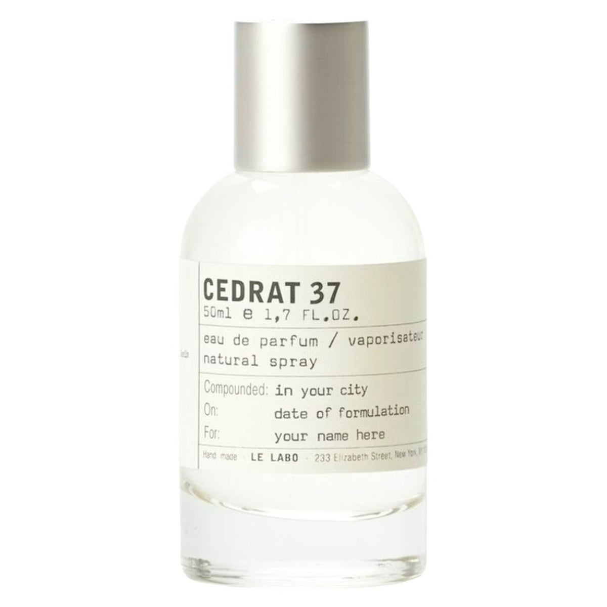 Cedrat 37 Berlin de Le Labo – flacon original et fiole décant Amaru Paris
