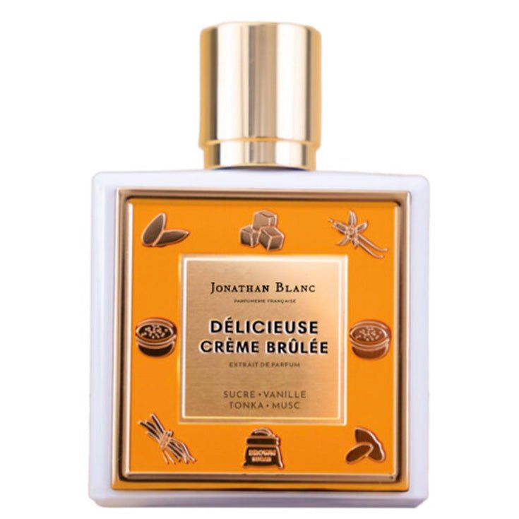 Délicieuse Crème Brulée de Jonathan Blanc – flacon original et fiole décant Amaru Paris