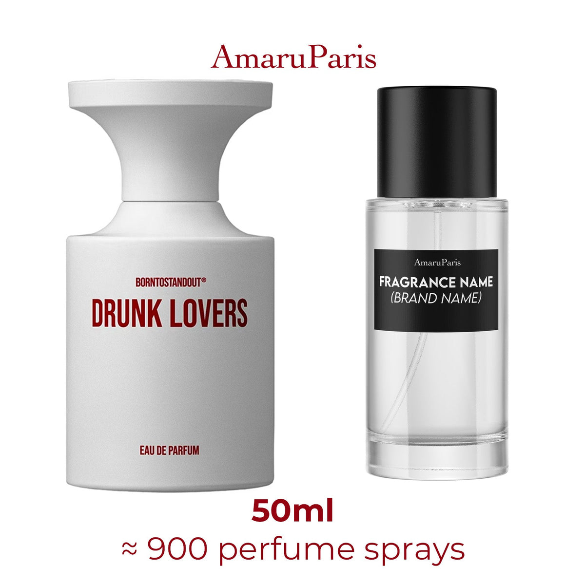 Parfum Drunk Lovers BORNTOSTANDOUT unisexe - ParfumAmaruParis