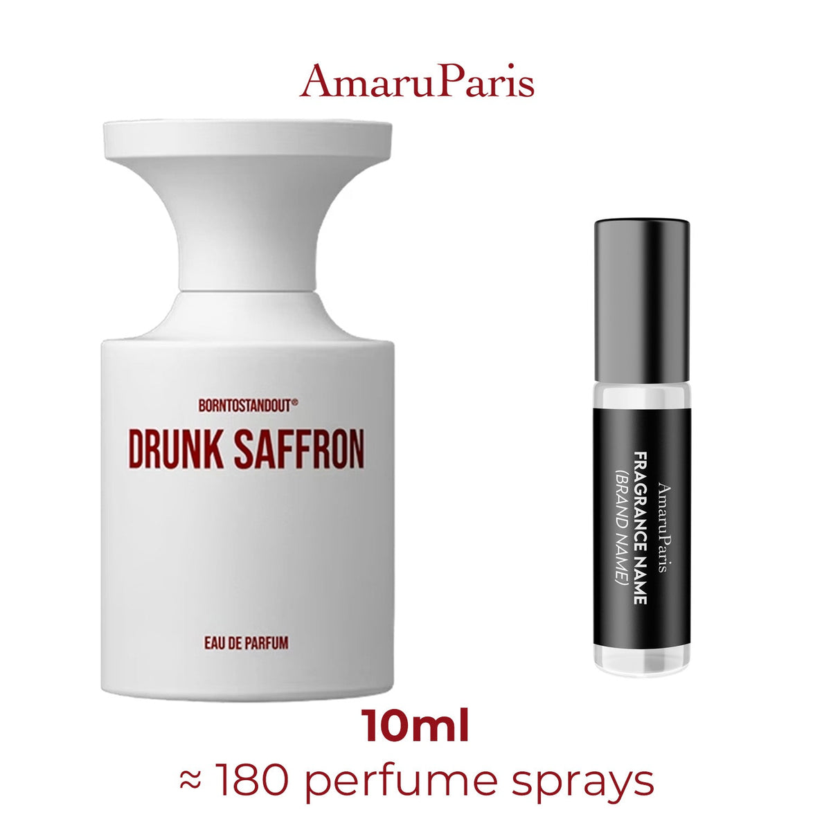 Drunk Saffron BORNTOSTANDOUT – échantillon 10 ml