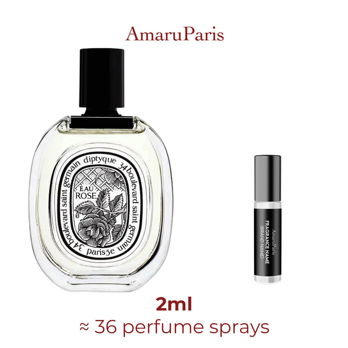 Parfum Eau Rose Diptyque pour femme - ParfumAmaruParis