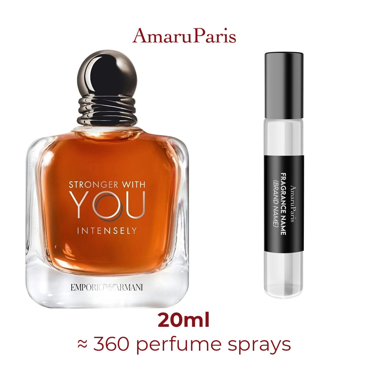 Parfum Emporio Armani Stronger With You Intensely Giorgio Armani pour homme - ParfumAmaruParis