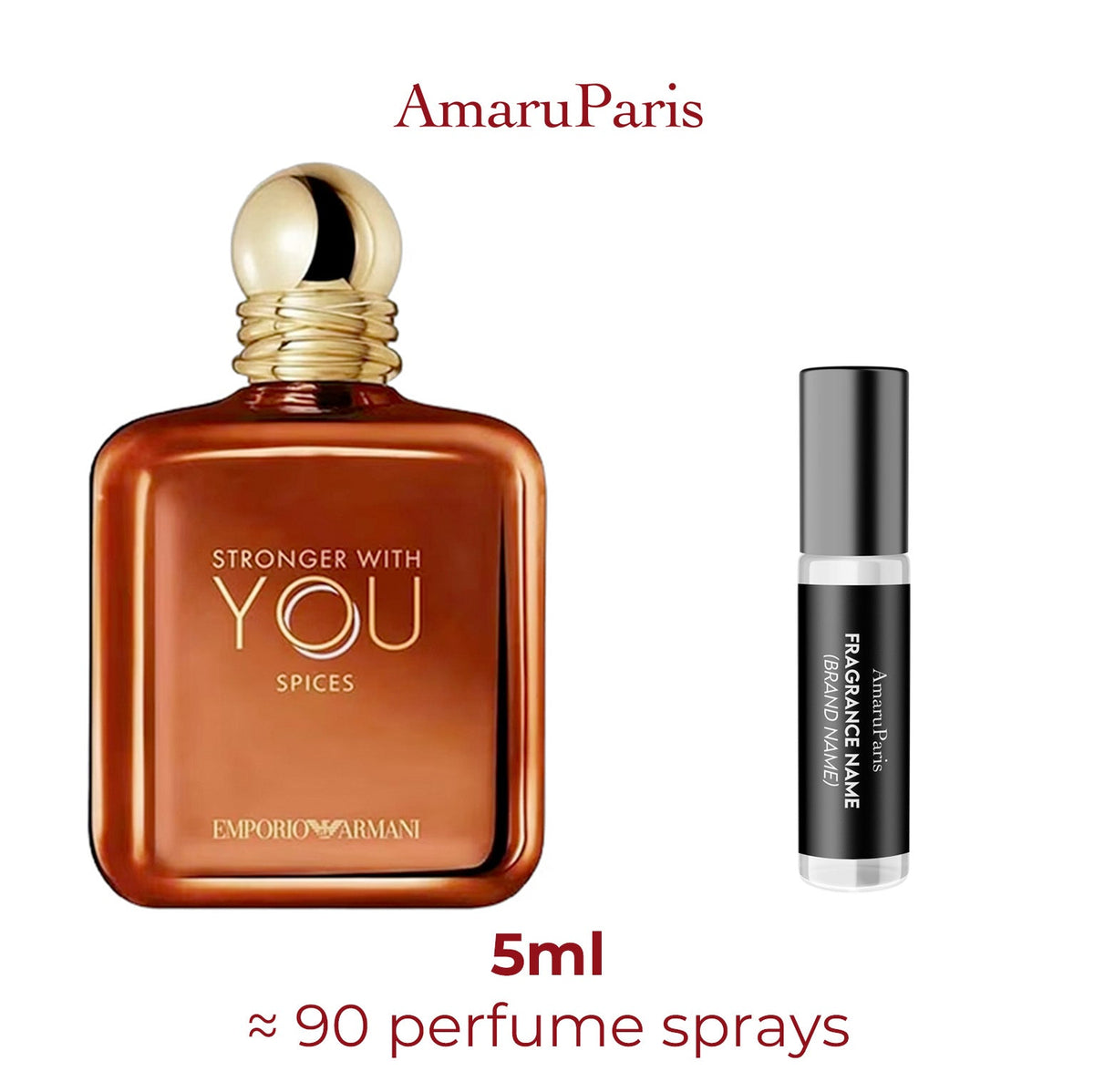 Parfum Emporio Armani Stronger With You Spices Giorgio Armani pour homme - ParfumAmaruParis