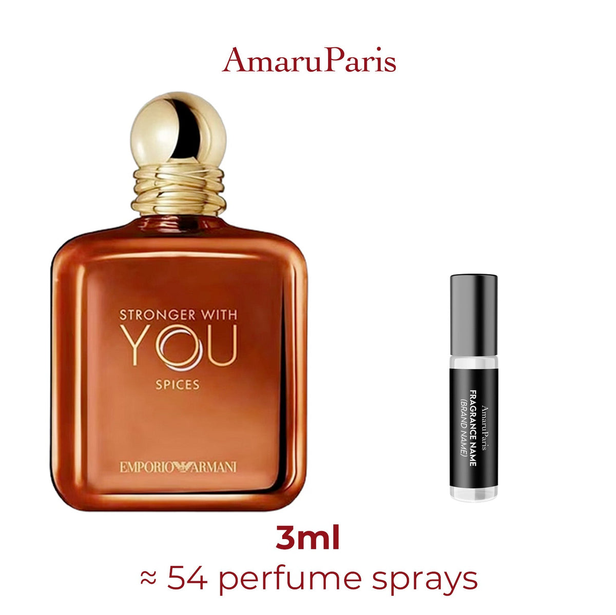Parfum Emporio Armani Stronger With You Spices Giorgio Armani pour homme - ParfumAmaruParis