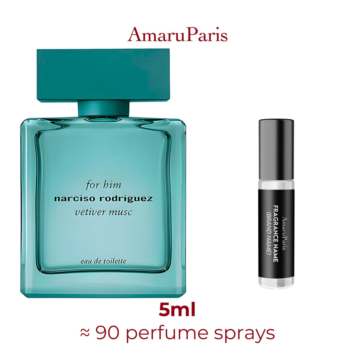 Parfum For Him Vetiver Musc Narciso Rodriguez homme - ParfumAmaruParis