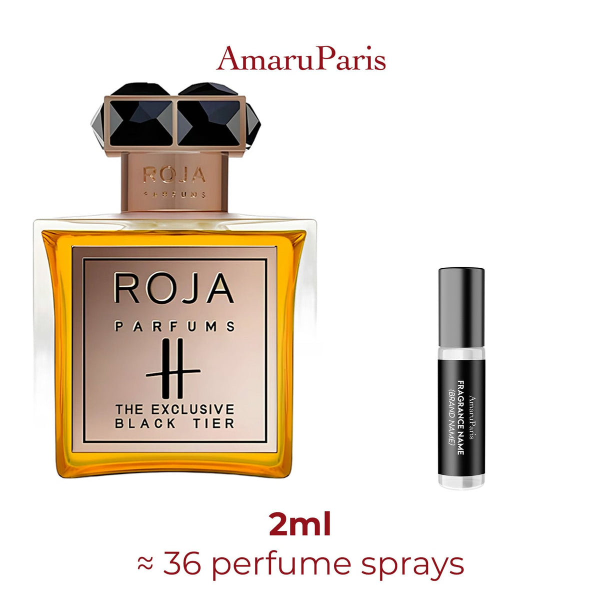 Parfum H – The Exclusive Black Tier Roja Parfums unisexe - ParfumAmaruParis