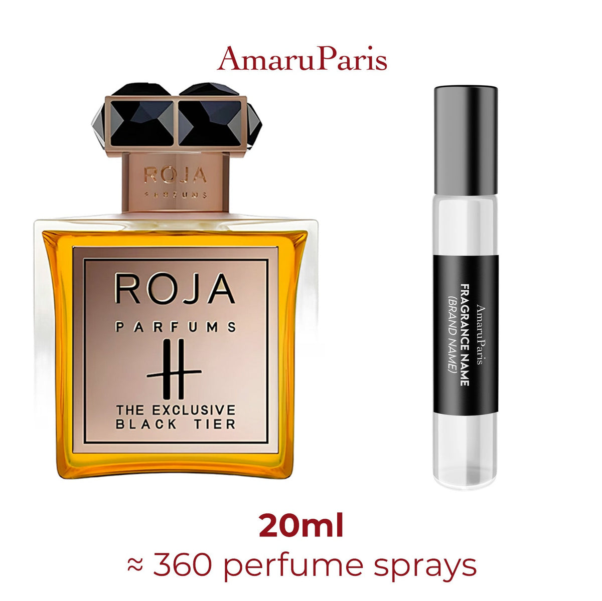 Parfum H – The Exclusive Black Tier Roja Parfums unisexe - ParfumAmaruParis