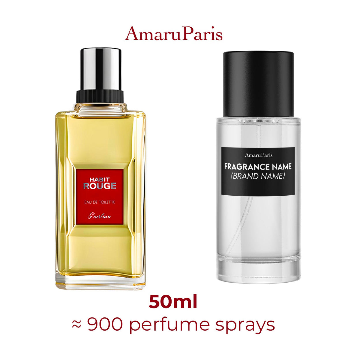 Parfum Habit Rouge Eau de Toilette Guerlain homme - ParfumAmaruParis