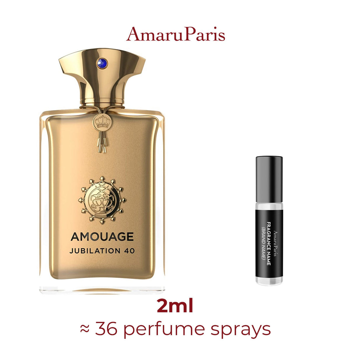 Parfum Jubilation 40 Man Amouage pour homme - ParfumAmaruParis