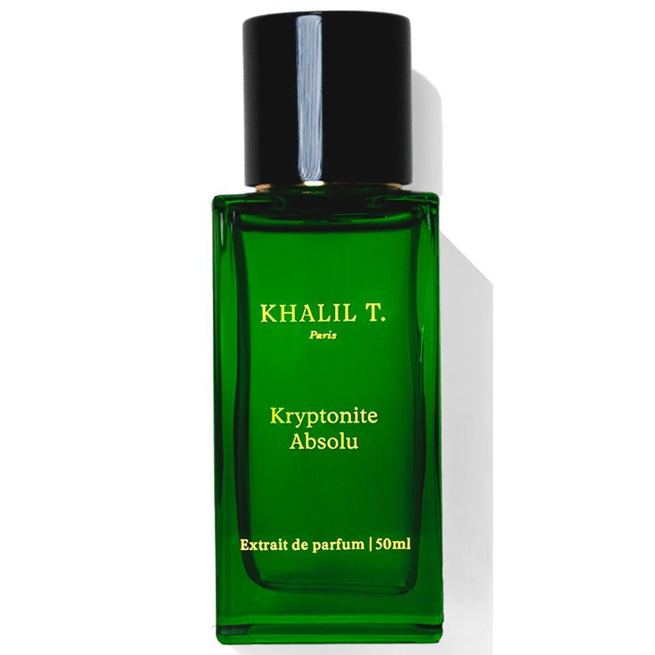 Kryptonite Absolu de Khalil T – flacon original et fiole décant Amaru Paris