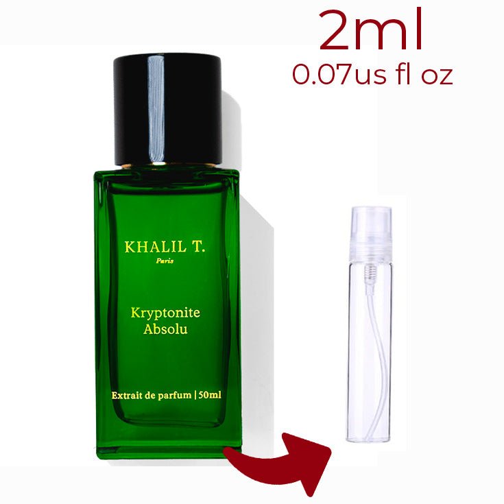 Parfum Kryptonite Absolu Khalil T. unisexe - decant 2ml