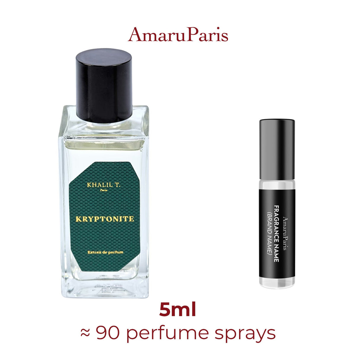 Parfum Kryptonite Khalil T. unisexe - decant échantillion 5ml