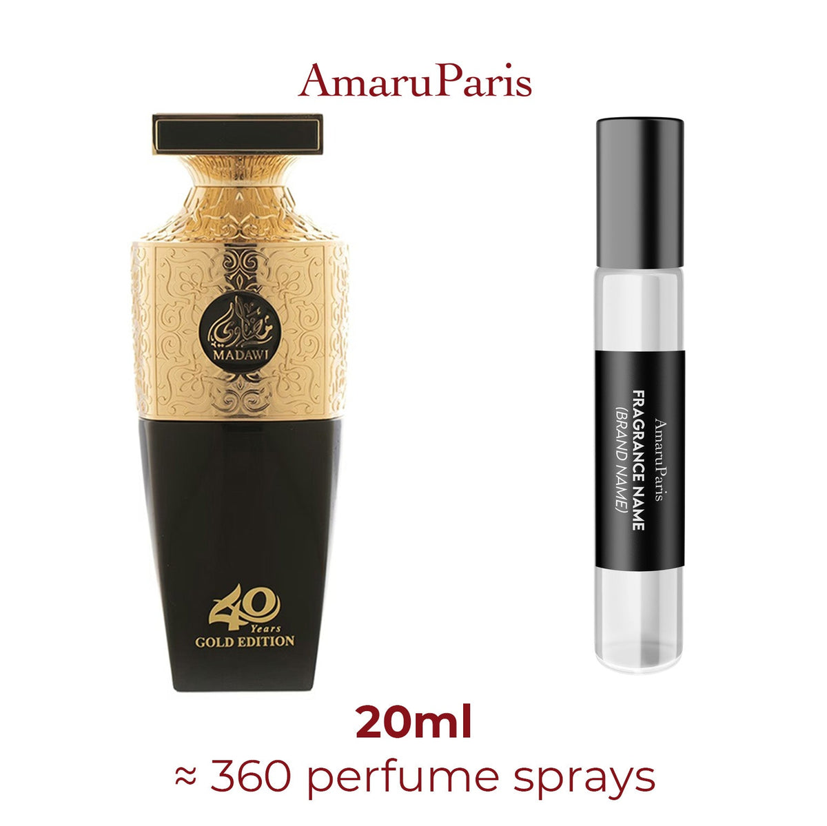 Parfum Madawi 40 years Gold Edition Arabian Oud unisexe - ParfumAmaruParis