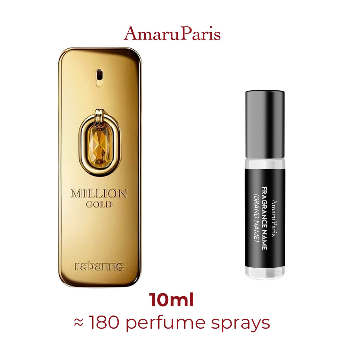 Parfum Million Gold Elixir Rabanne pour homme - AmaruParis