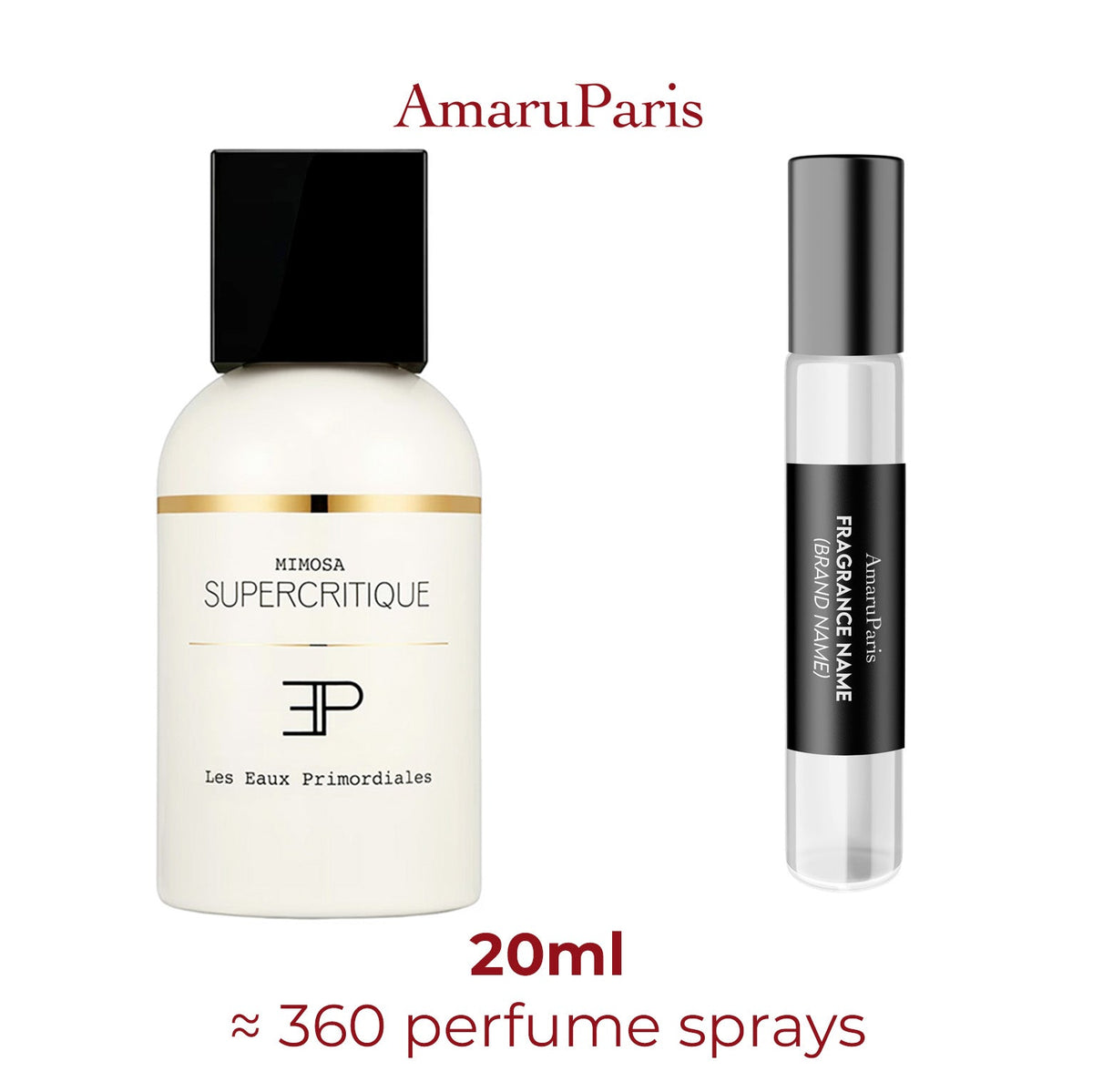 Parfum Mimosa Supercritique Les Eaux Primordiales unisexe - AmaruParis