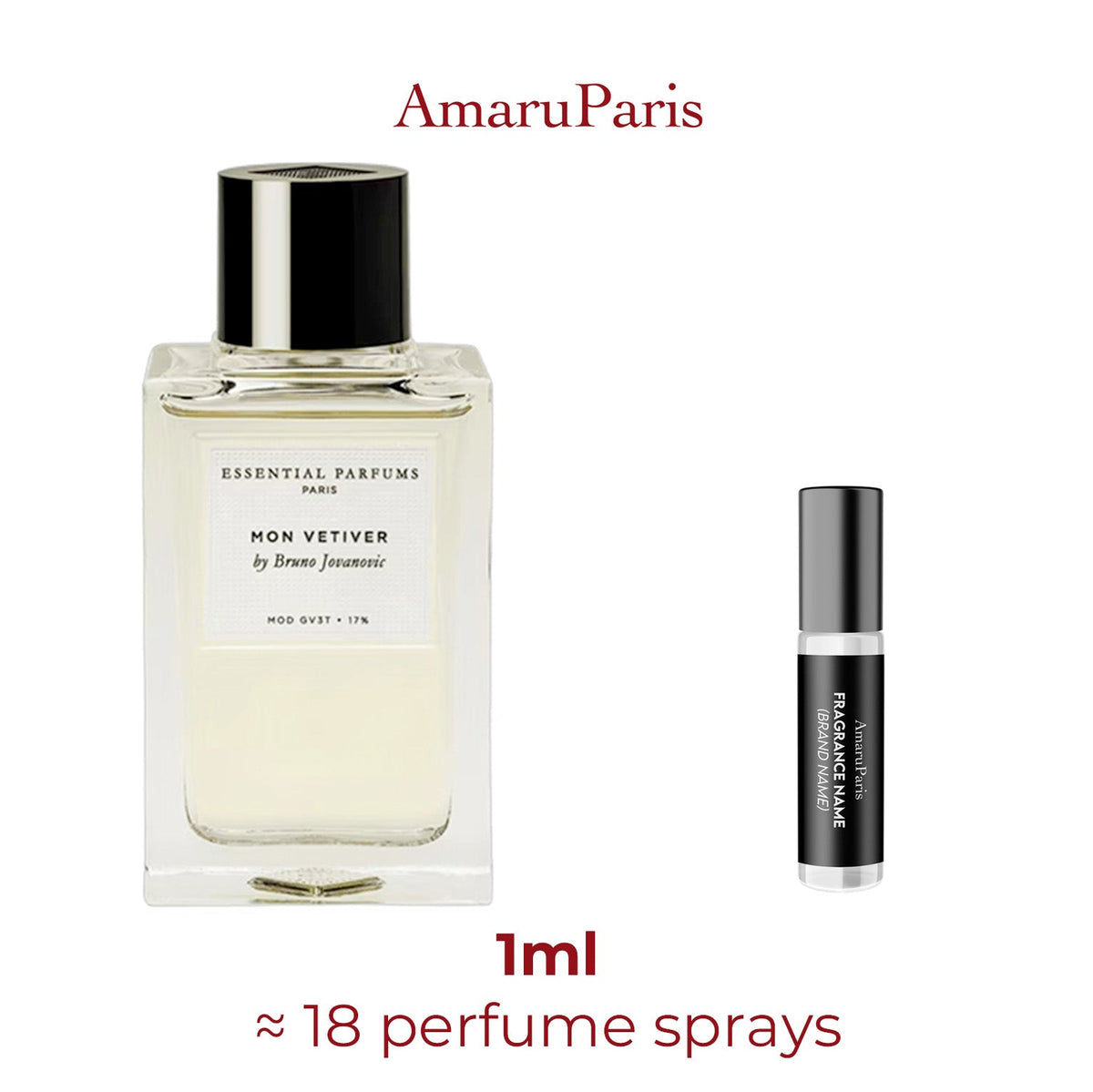 Parfum Mon Vétiver Essential Parfums unisexe - ParfumAmaruParis