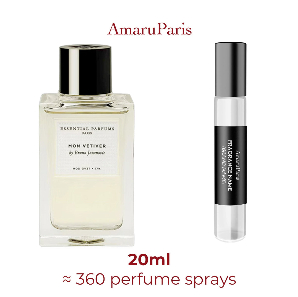 Parfum Mon Vétiver Essential Parfums unisexe - ParfumAmaruParis