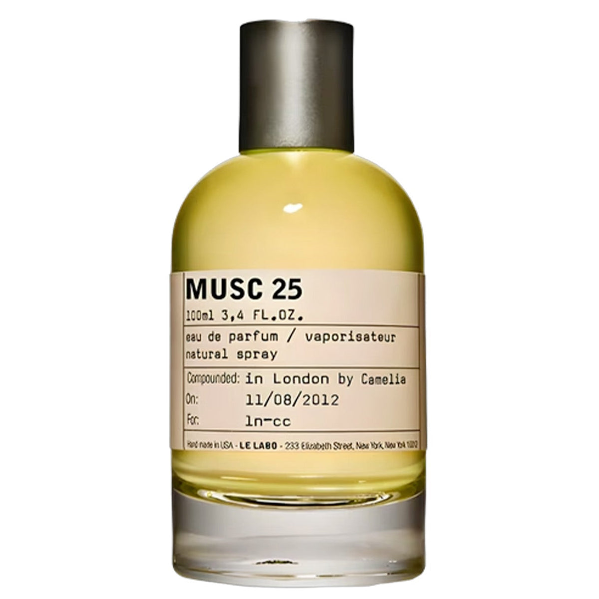 Musc 25 Los Angeles de Le Labo – flacon original et fiole décant Amaru Paris