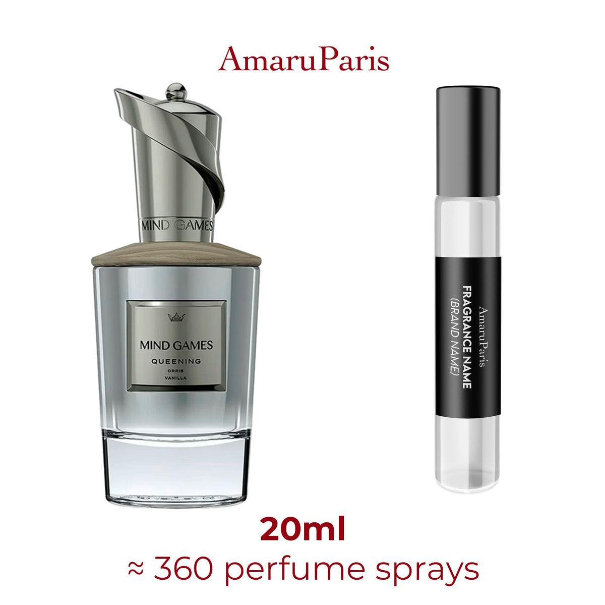 Parfum Queening Mind Games unisexe - ParfumAmaruParis