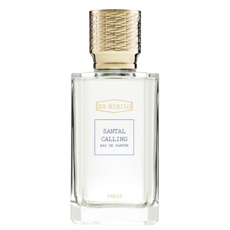 Santal Calling d'Ex Nihilo – flacon original et fiole décant Amaru Paris
