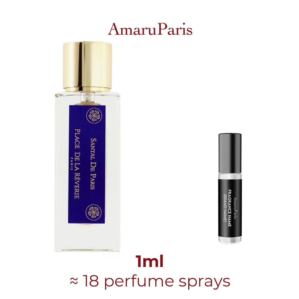 Parfum Santal de Paris Place de la Rêverie decant - 1ml