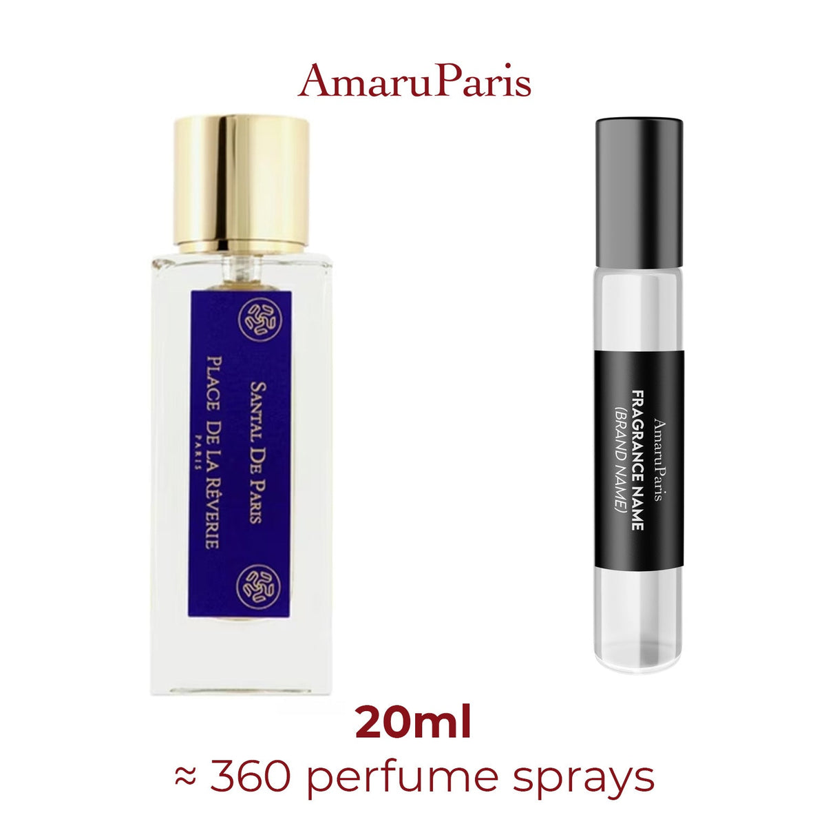 Parfum Santal de Paris Place de la Rêverie decant - 20ml