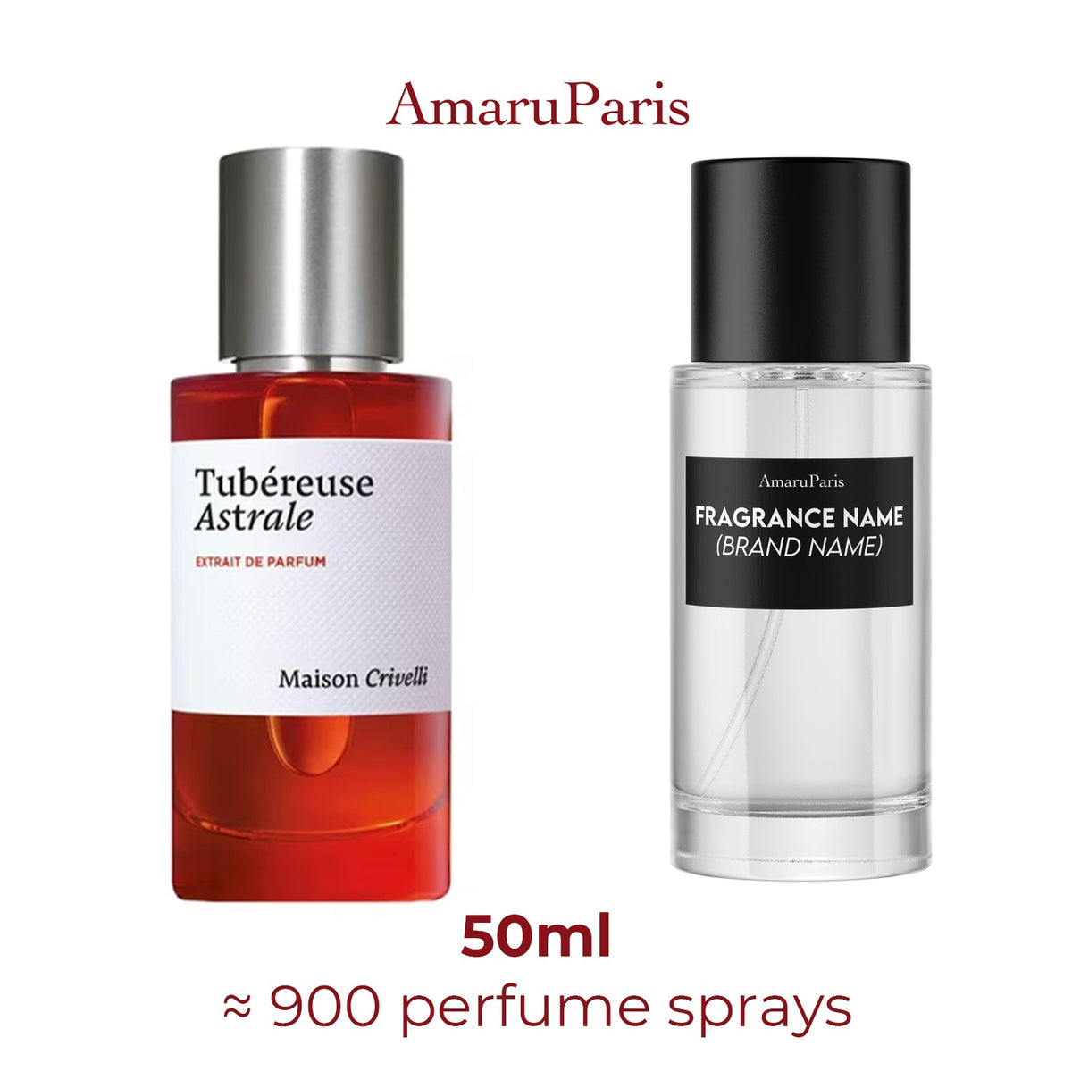 Parfum Tubéreuse Astrale Maison Crivelli unisexe - ParfumAmaruParis