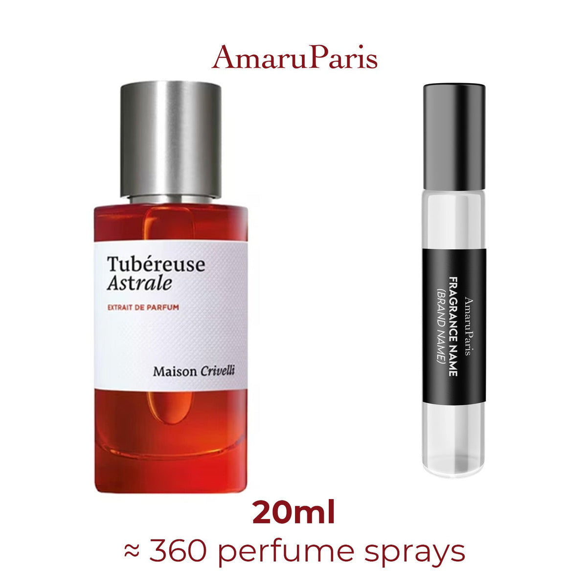 Parfum Tubéreuse Astrale Maison Crivelli unisexe - ParfumAmaruParis
