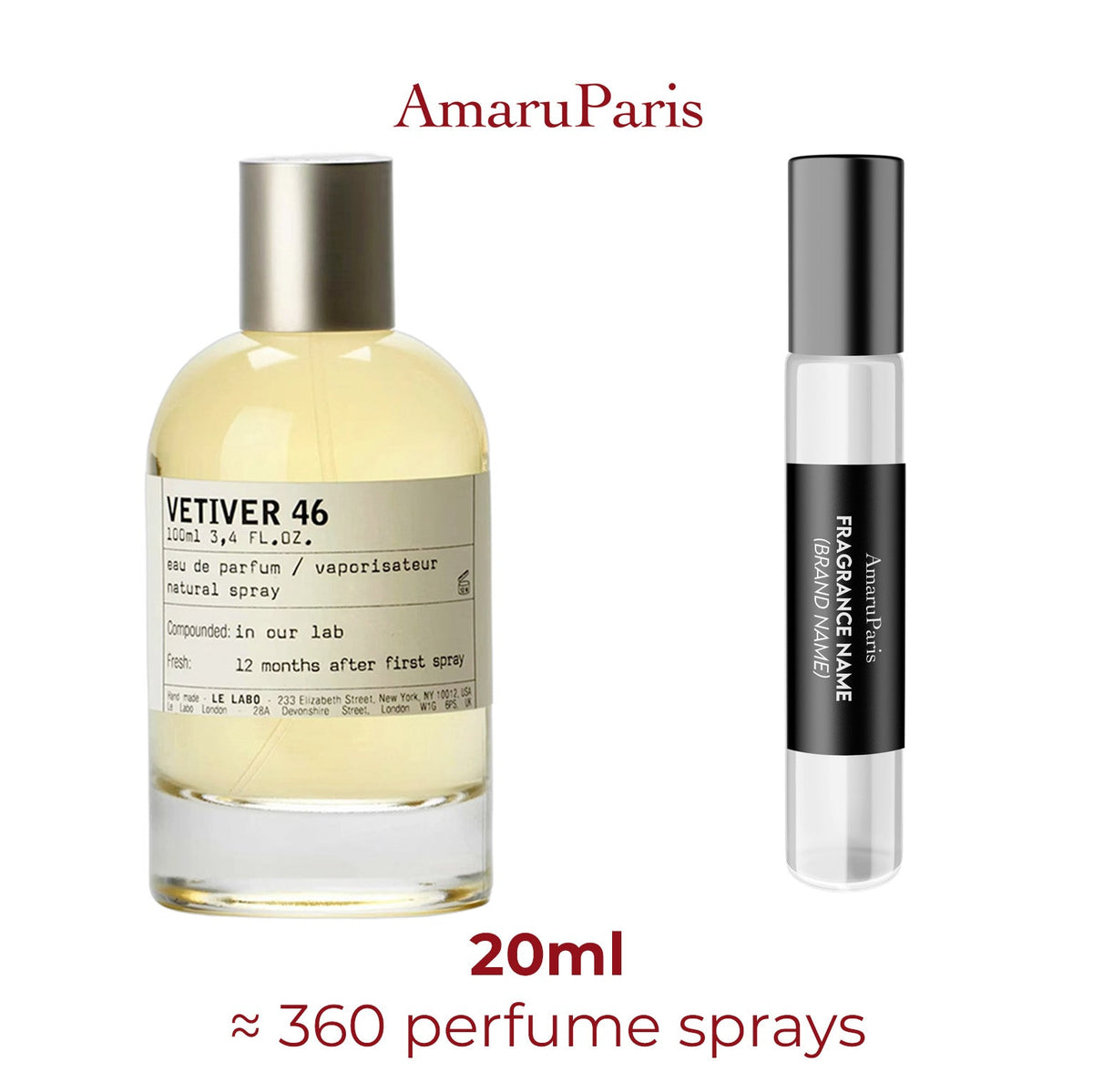 Parfum Vetiver 46 Le Labo unisexe - ParfumAmaruParis