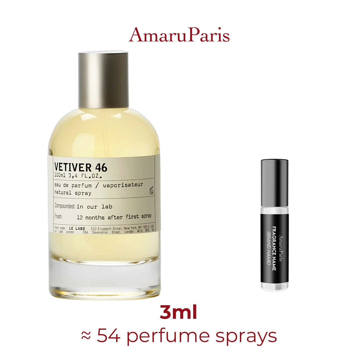 Parfum Vetiver 46 Le Labo unisexe - ParfumAmaruParis
