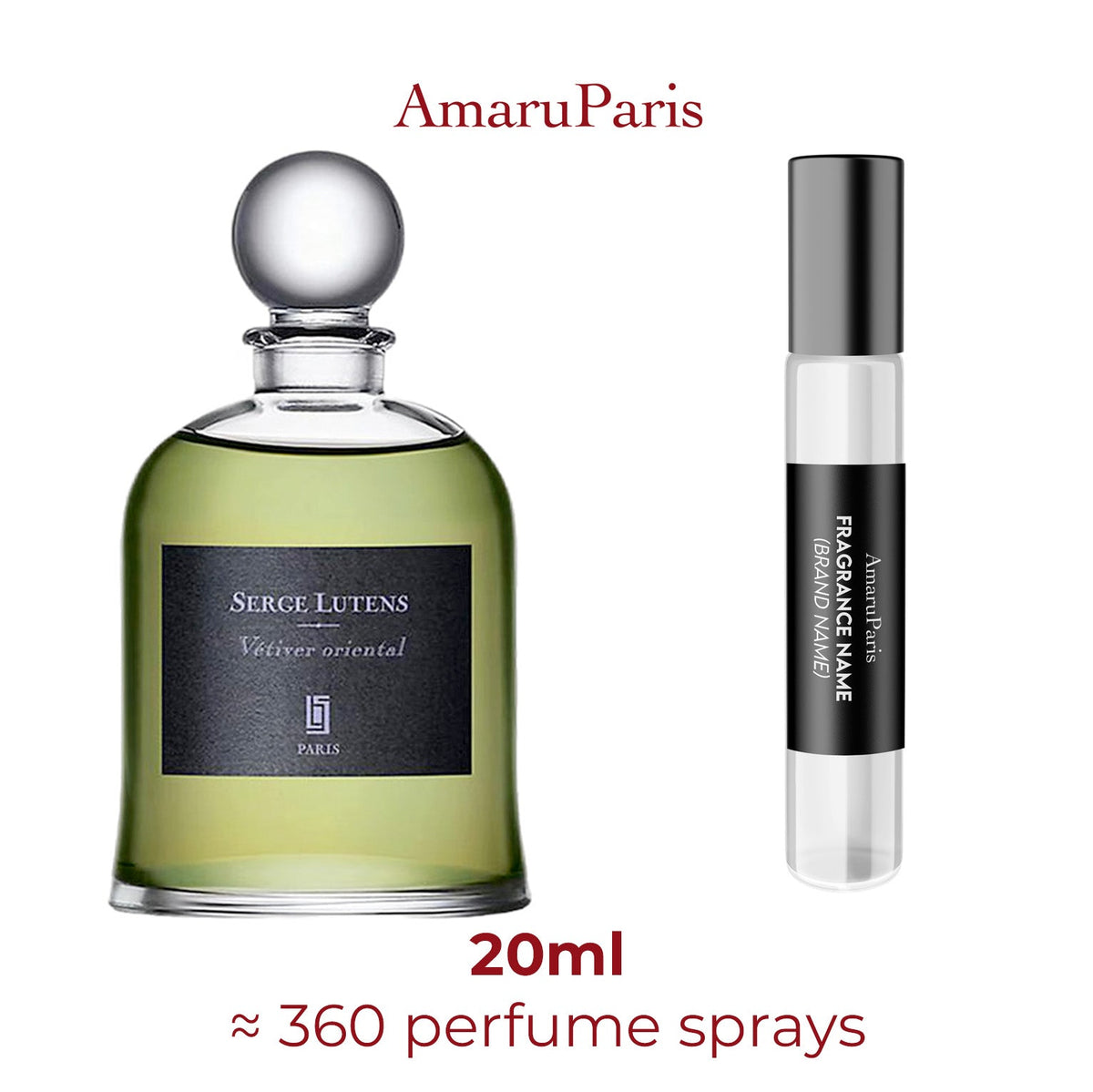 Parfum Vétiver Oriental Serge Lutens unisexe - ParfumAmaruParis