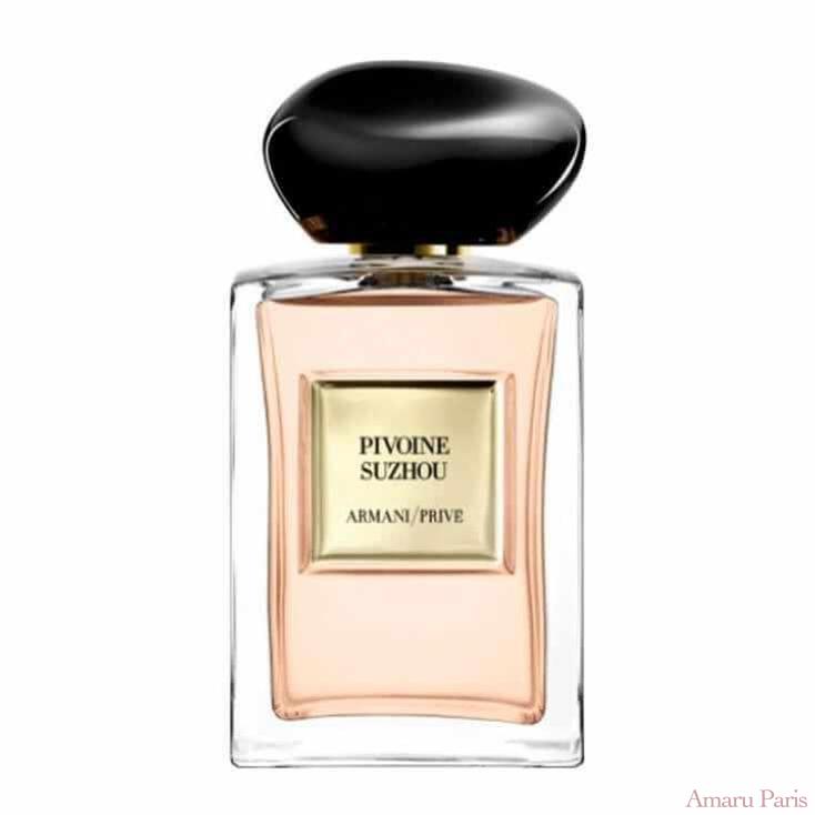 Pivoine Suzhou de Giorgio Armani – flacon original et fiole décant Amaru Paris