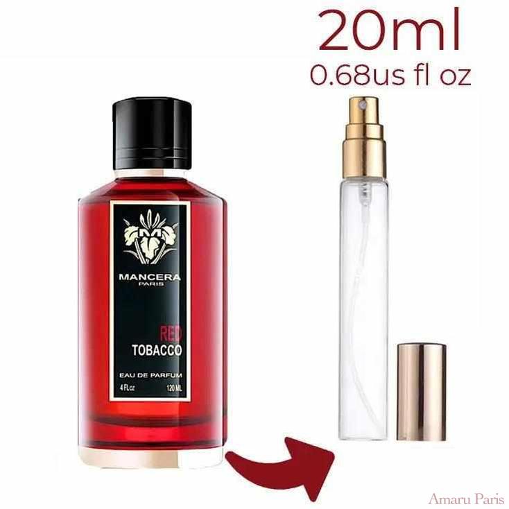 Red Tobacco Mancera for women and men Decant Fragrance Samples - ParfumAmaruParis