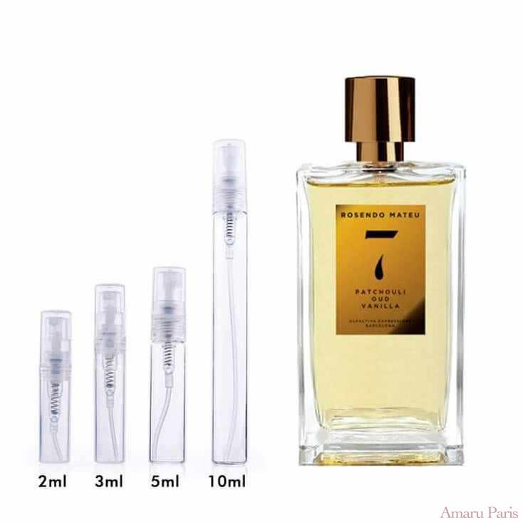 Nº 7 Patchouli, Oud, Vanilla Rosendo Mateu – échantillon et décant de parfum, vue 2