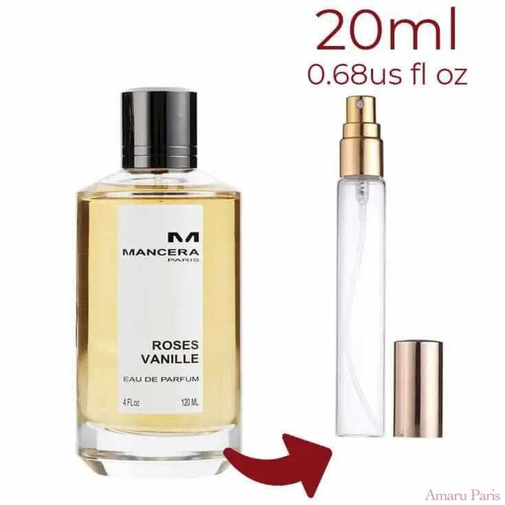 Roses Vanille Mancera for women Decant Fragrance Samples - ParfumAmaruParis