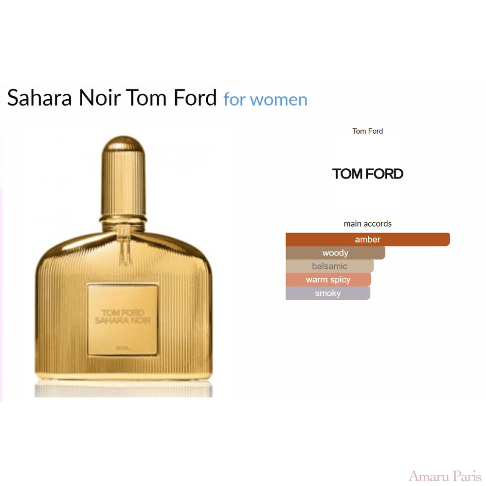 Sahara Noir Tom Ford for women - ParfumAmaruParis