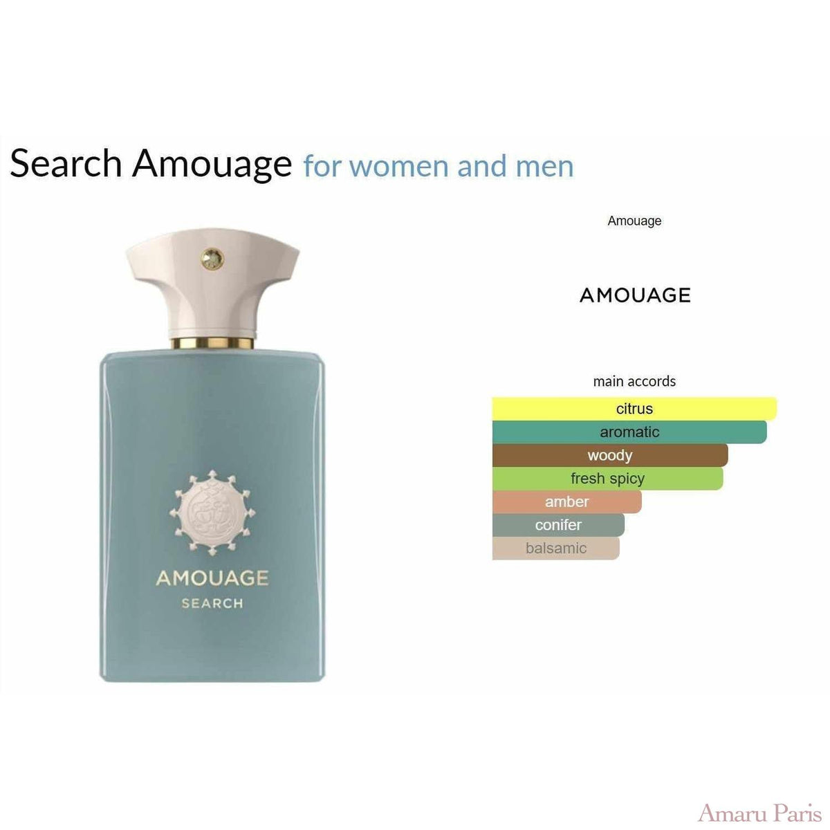 Search Amouage for women and men - ParfumAmaruParis