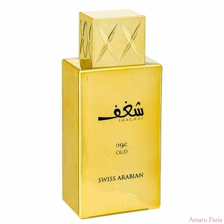 Shaghaf Oud de Swiss Arabian – flacon original et fiole décant Amaru Paris