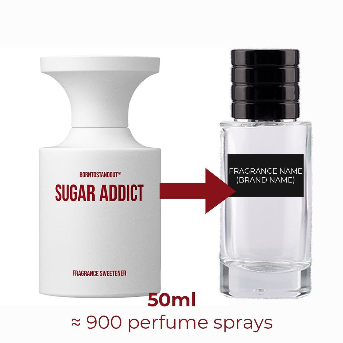 Sugar Addict BORNTOSTANDOUT – échantillon 50 ml