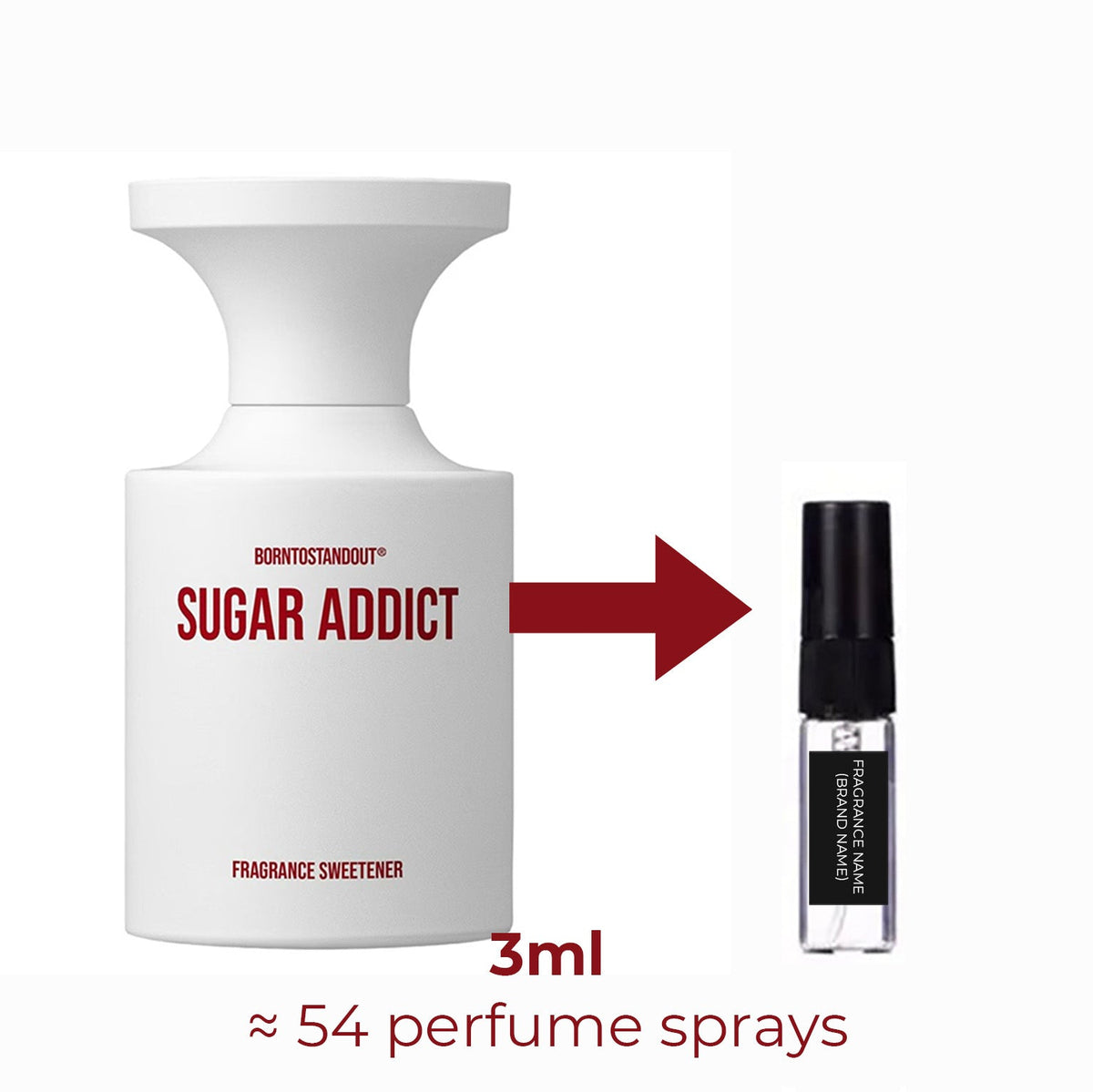 Sugar Addict BORNTOSTANDOUT – échantillon 3 ml