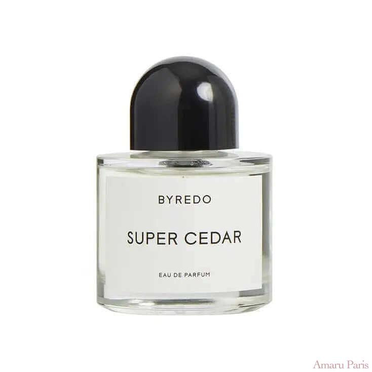 Super Cedar de Byredo – flacon original et fiole décant Amaru Paris