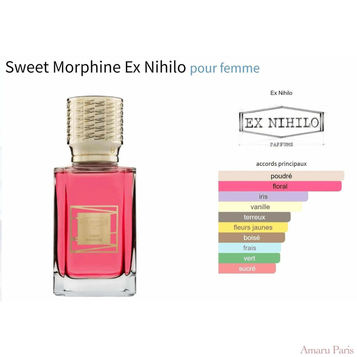 Sweet Morphine Ex Nihilo for women Decant Fragrance Samples - ParfumAmaruParis