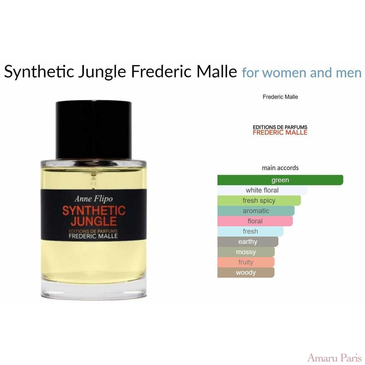 Synthetic Jungle Frederic Malle for women and men - ParfumAmaruParis