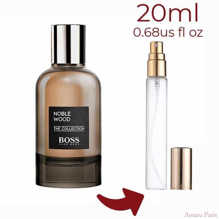 The Collection Noble Wood Hugo Boss for men Decant Fragrance Samples - ParfumAmaruParis